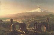 Thomas Cole Mount Etna from Taormina (mk13) USA oil painting artist